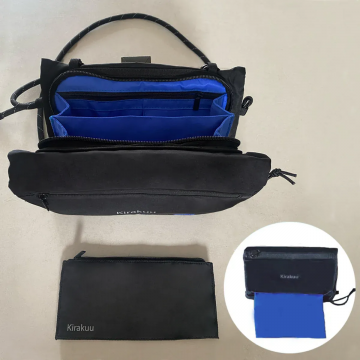 日本品牌 Kirakuu便攜旅行袋  黑色
